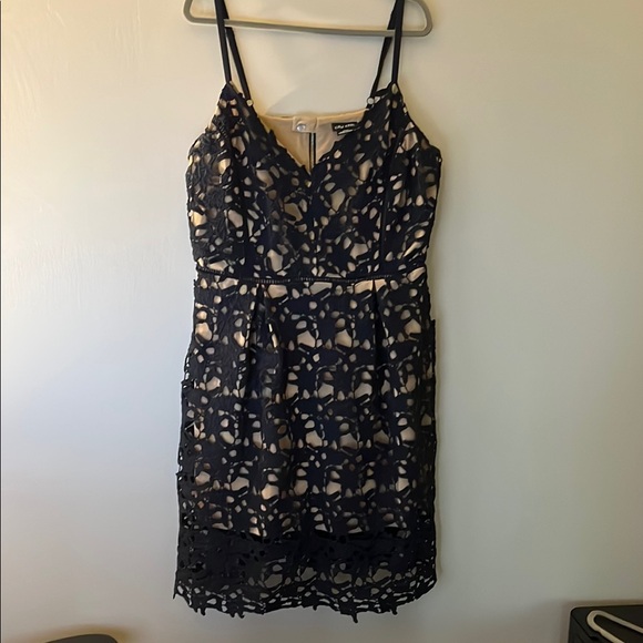 City Chic Dresses & Skirts - City Chic Black Spaghetti Strap Sheath Dress